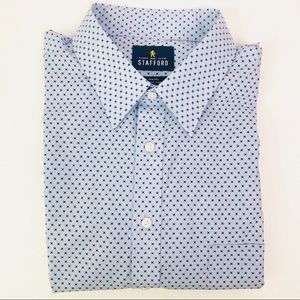 BOGO🎉 NWT Stafford Men’s Dotted Print Dress Shirt